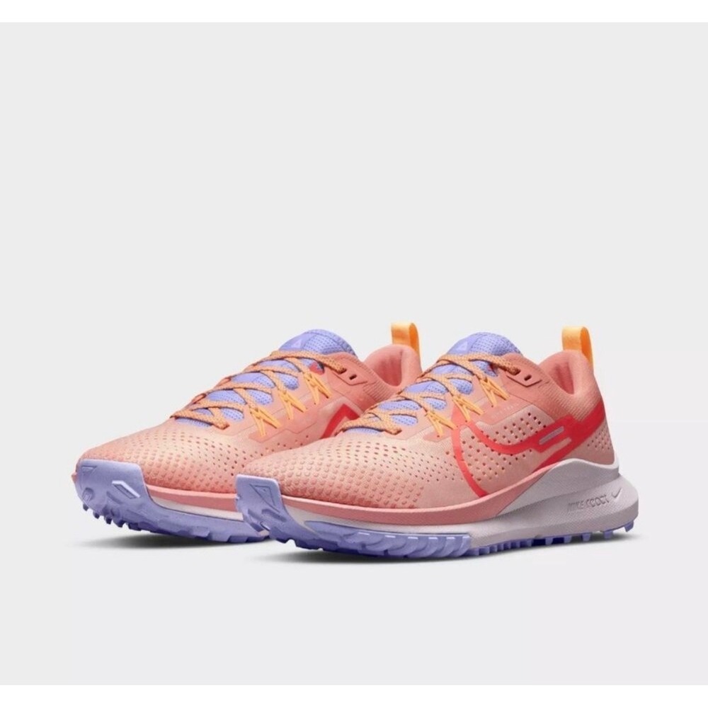 Nike React Pegasus Trail 4 Arctic Orange Coquette Cottagecore Shoes Sneakers 7